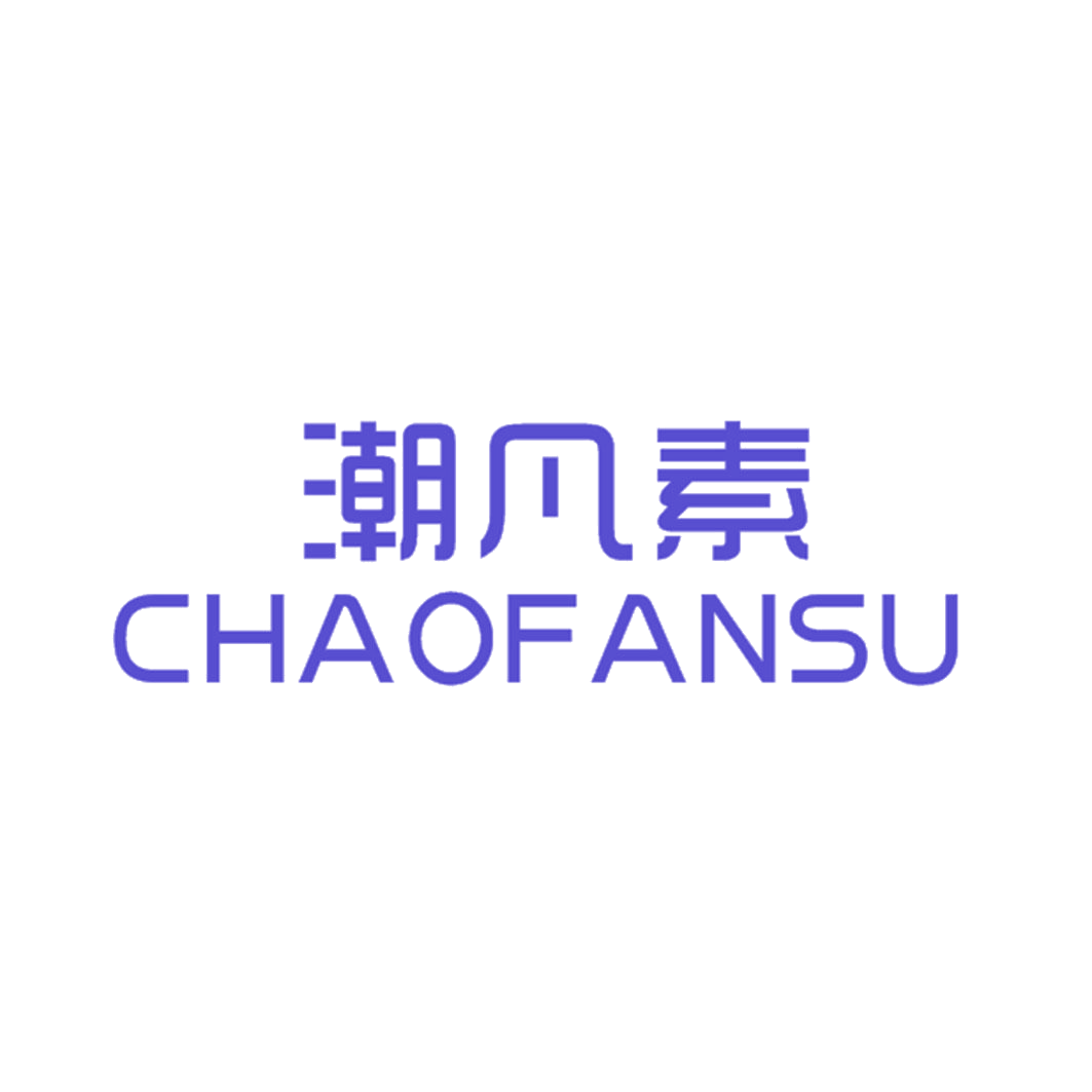 潮凡素 第25类服装鞋帽 注册号41570479商标图样