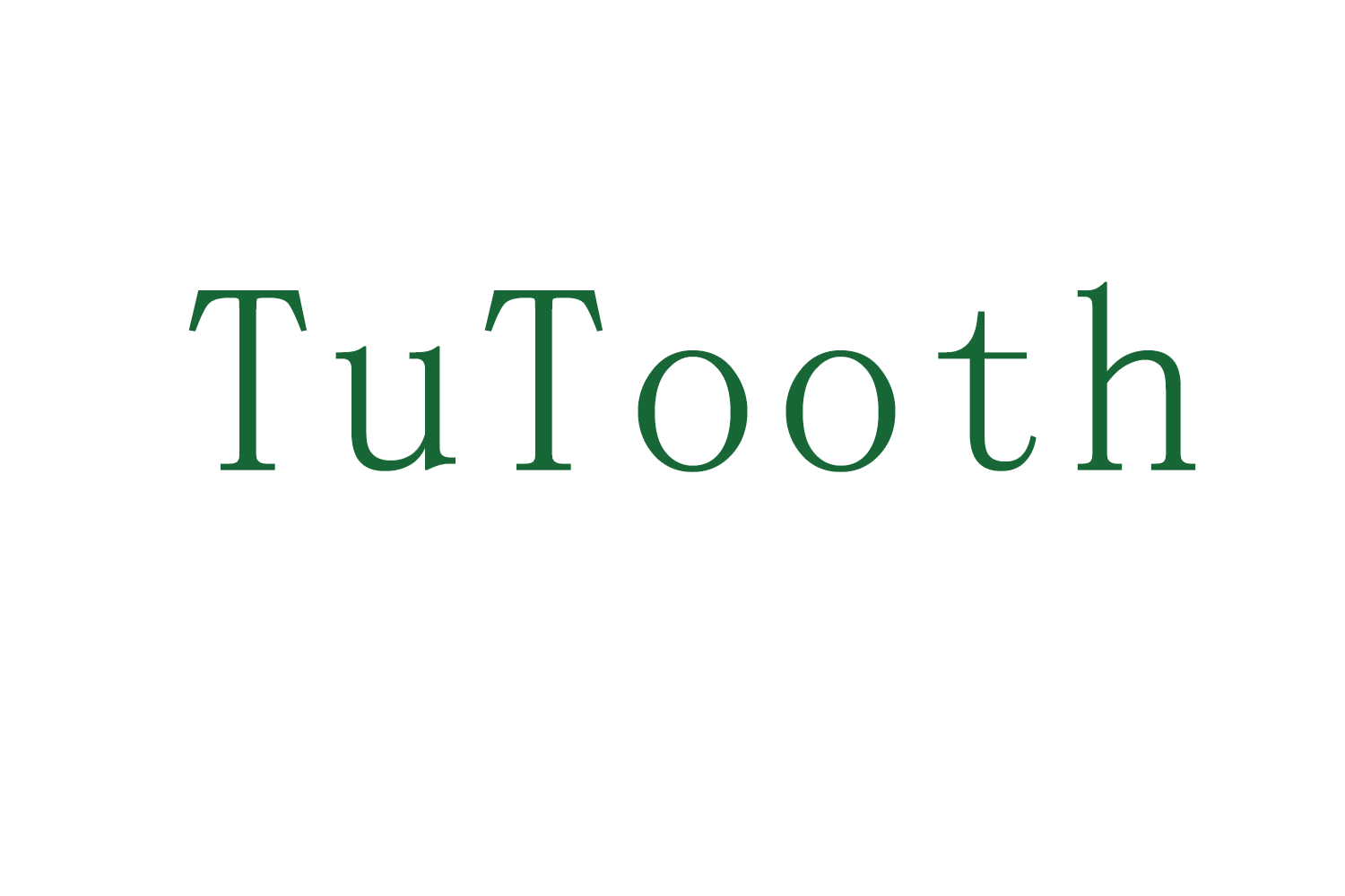 TUTOOTH 第40类材料加工 注册号59054051商标图样
