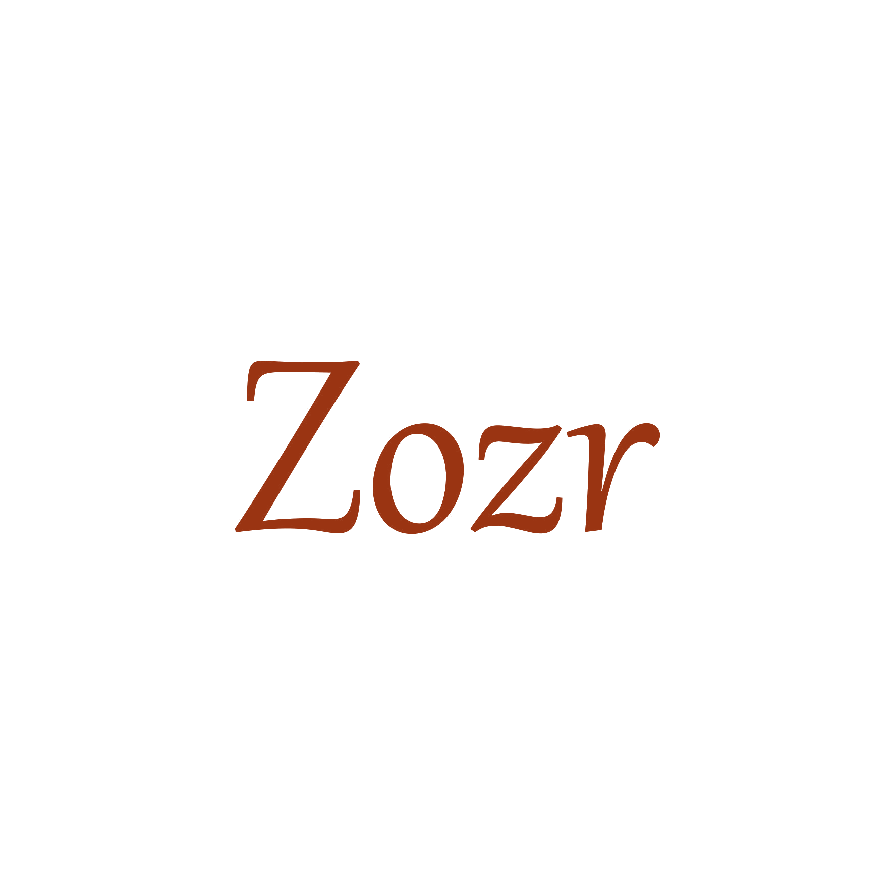 ZOZR 第16类办公用品 注册号60020608商标图样