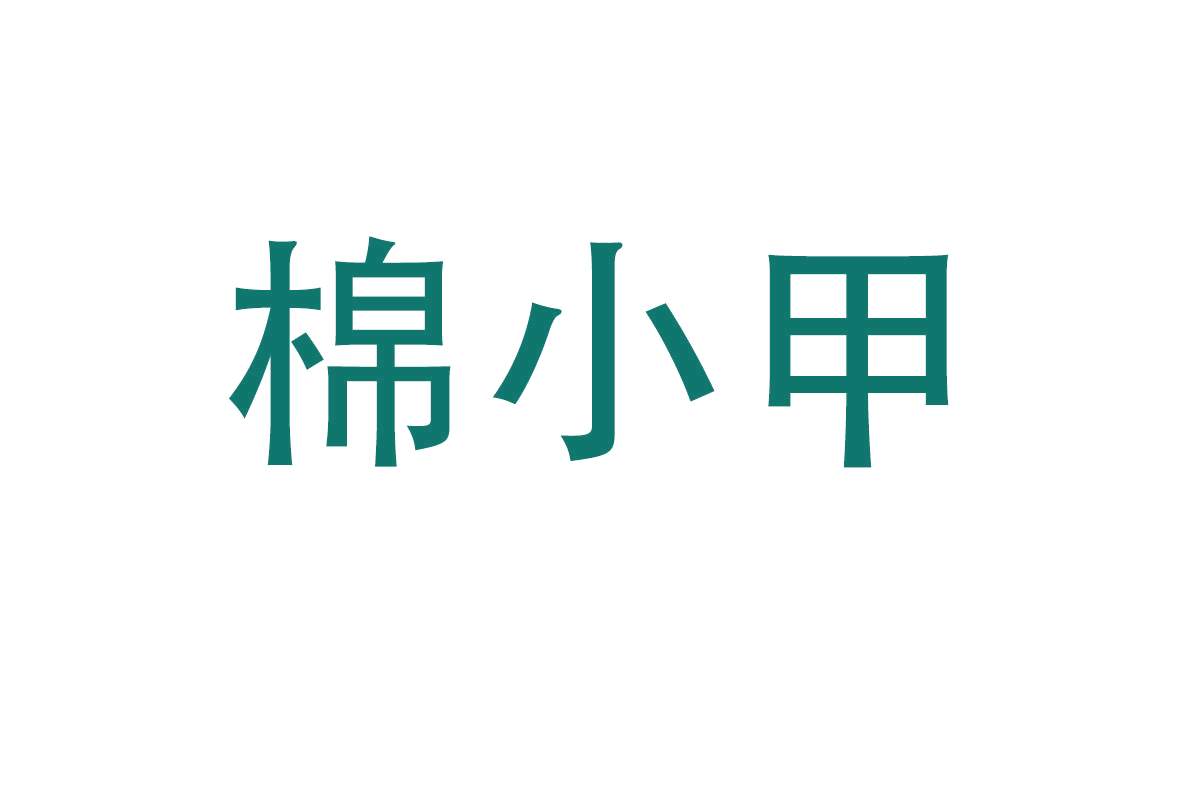 棉小甲 第24类布料床单 注册号66539868商标图样
