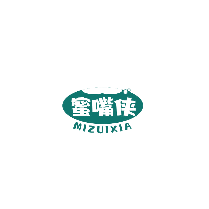 蜜嘴侠 第30类小食配料 注册号72432858商标图样