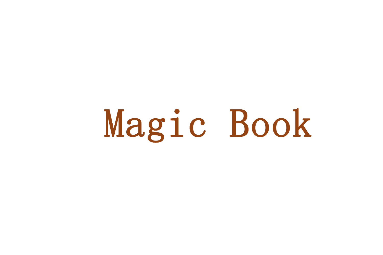 MAGIC BOOK 第10类医疗器械 注册号72992800商标图样