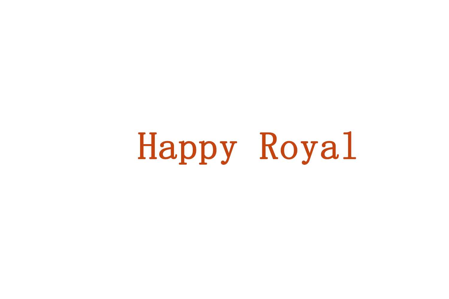 HAPPY ROYAL 第29类食品罐头 注册号74772646商标图样