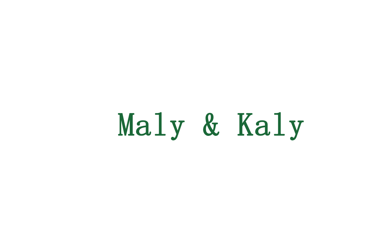 MALY&KALY 第5类医药 注册号75774765商标图样