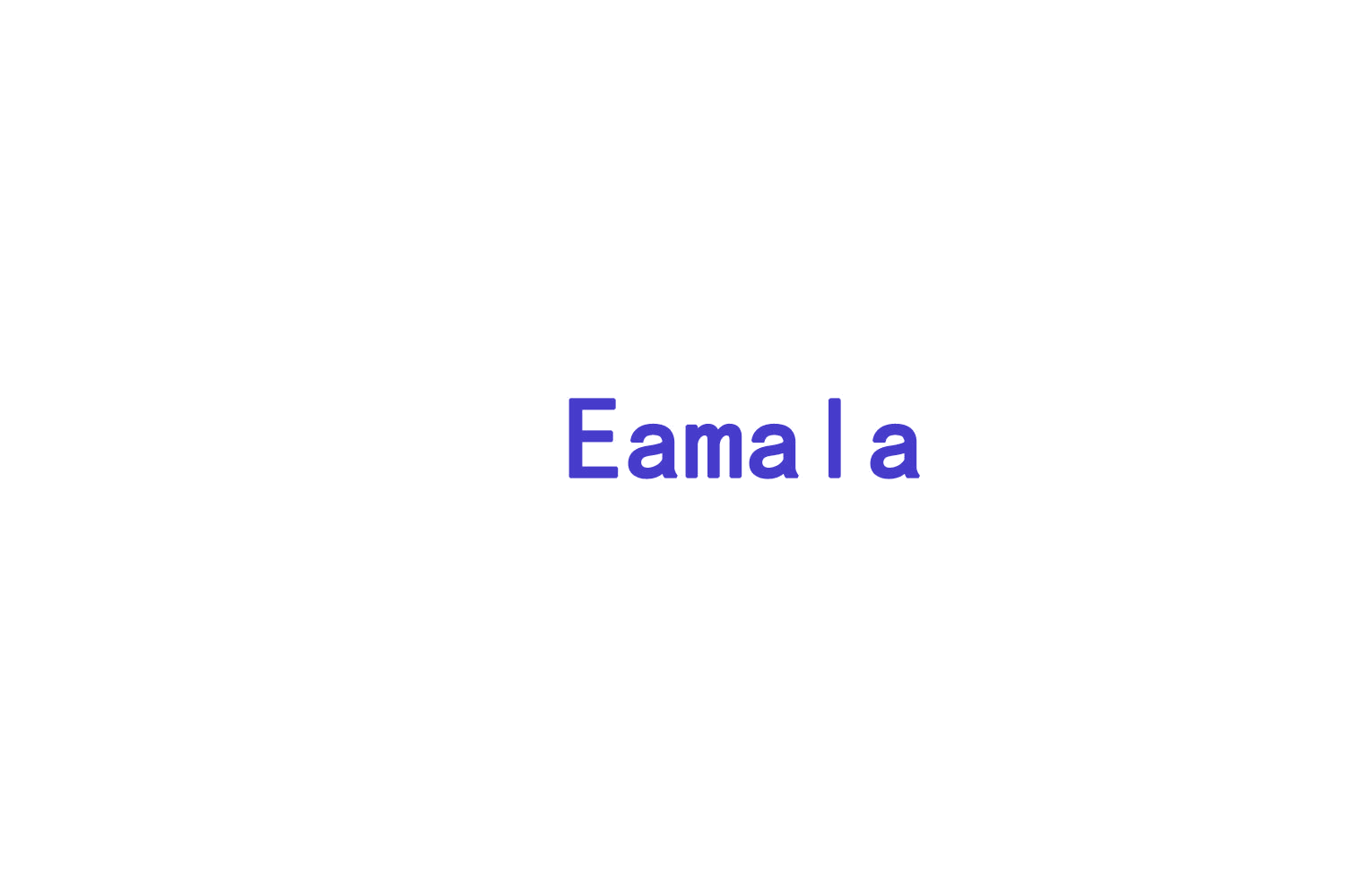 EAMALA 第30类小食配料 注册号75919172商标图样