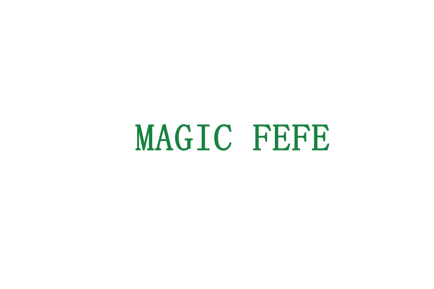 MAGIC FEFE 第28类健身器材 注册号76600558商标图样