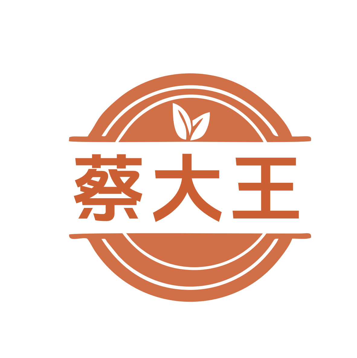 蔡大王 第29类食品罐头 注册号77067441商标图样