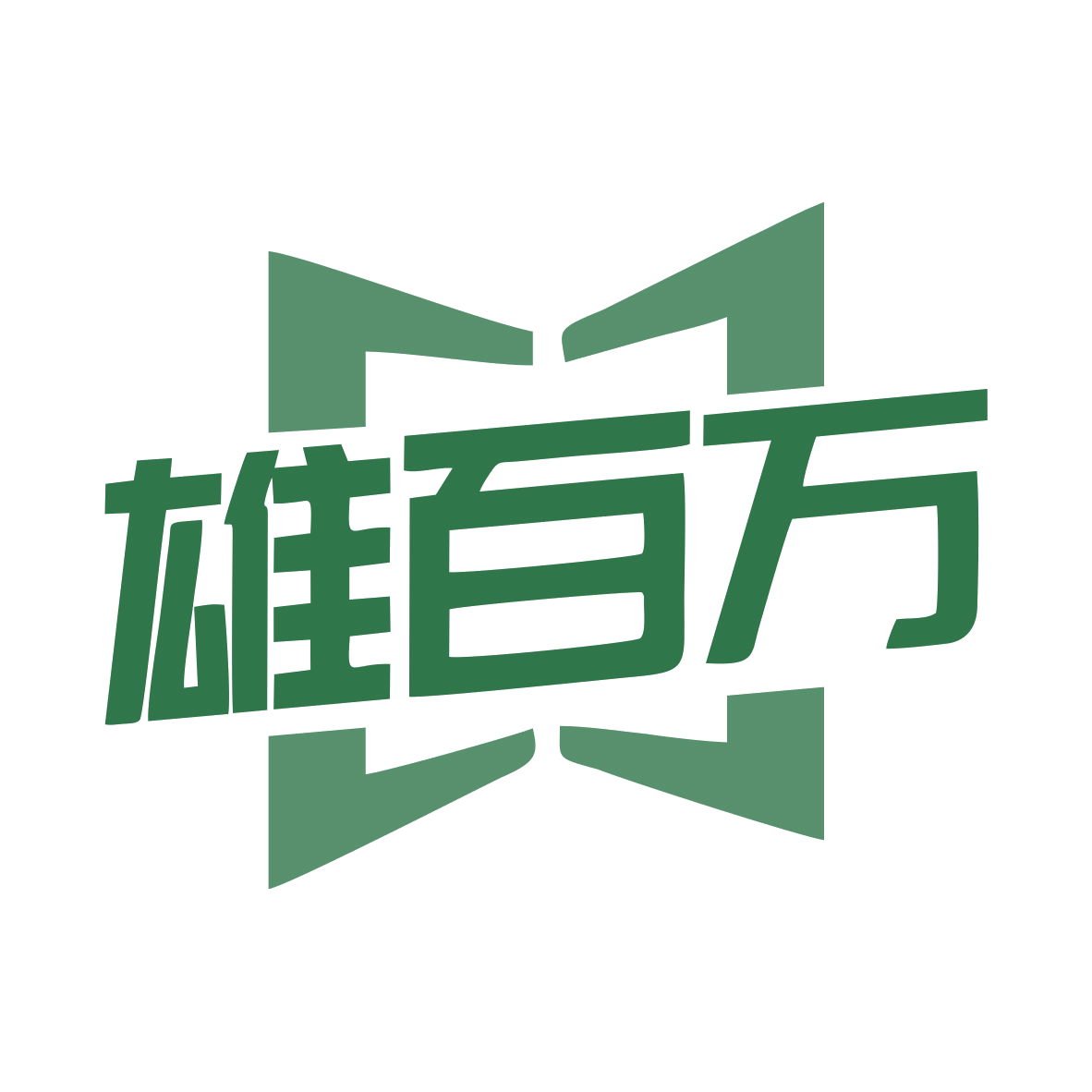雄百万 第6类五金金属 注册号77819587商标图样