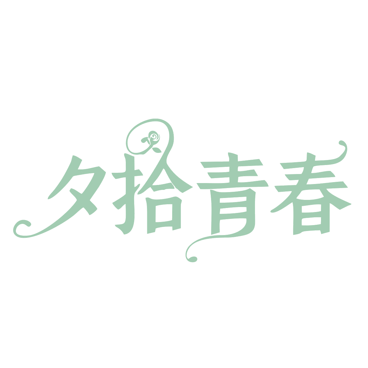夕拾青春 第25类服装鞋帽 注册号78882905商标图样
