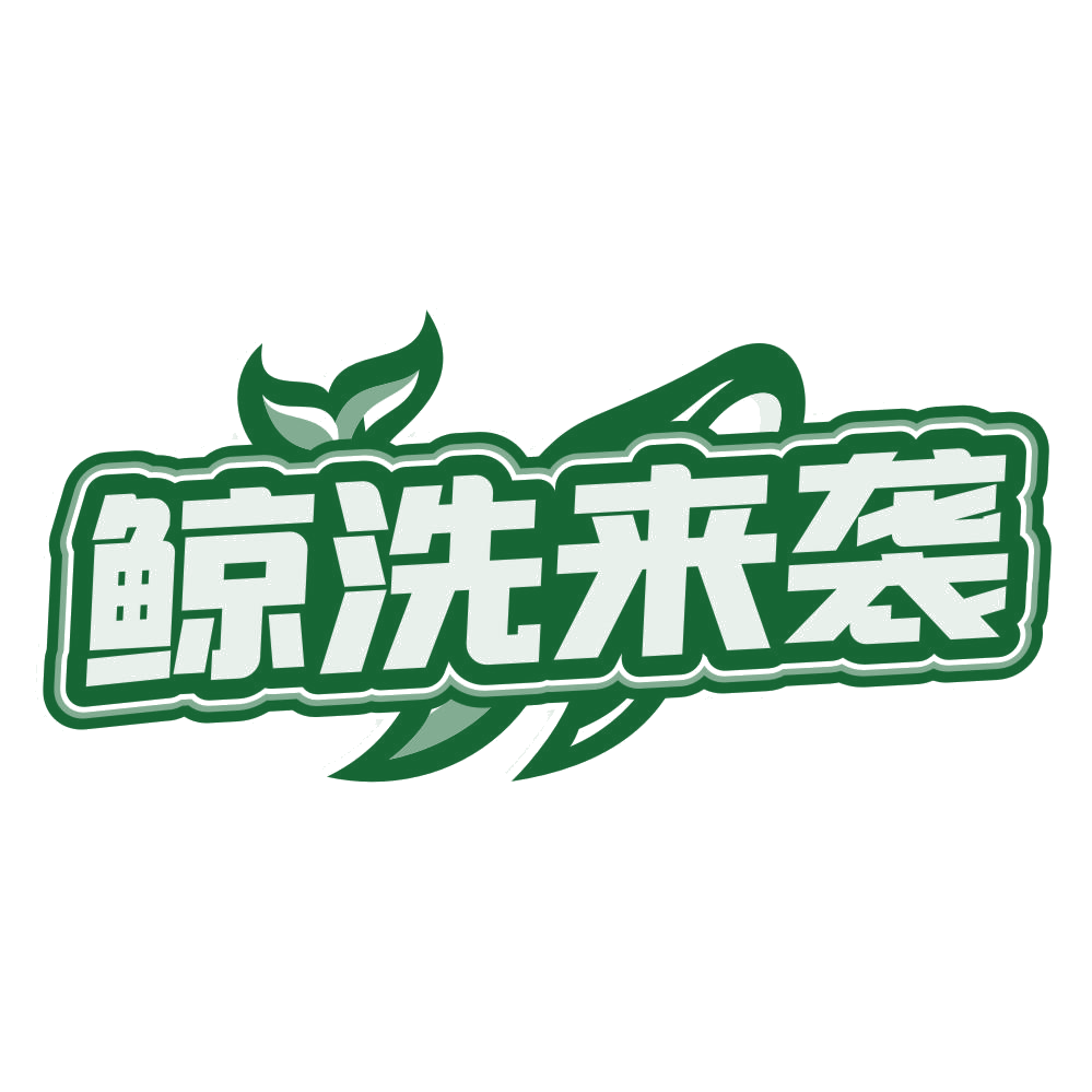 鲸洗来袭 第45类社会服务 注册号80442030商标图样