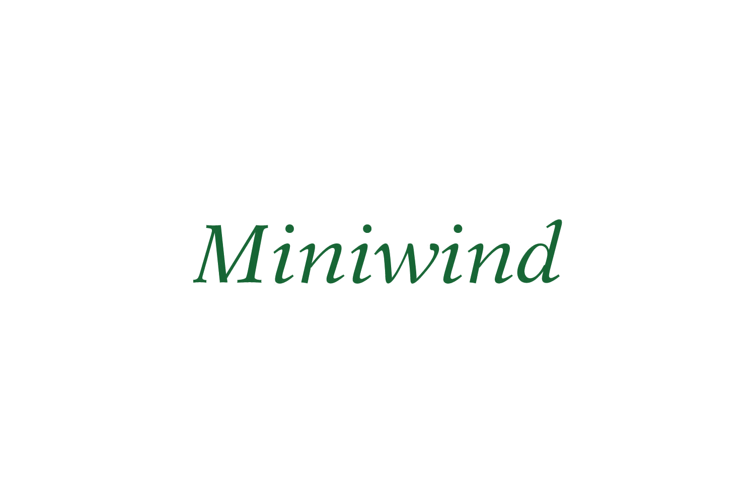 MINIWIND 第10类医疗器械 注册号81180600商标图样
