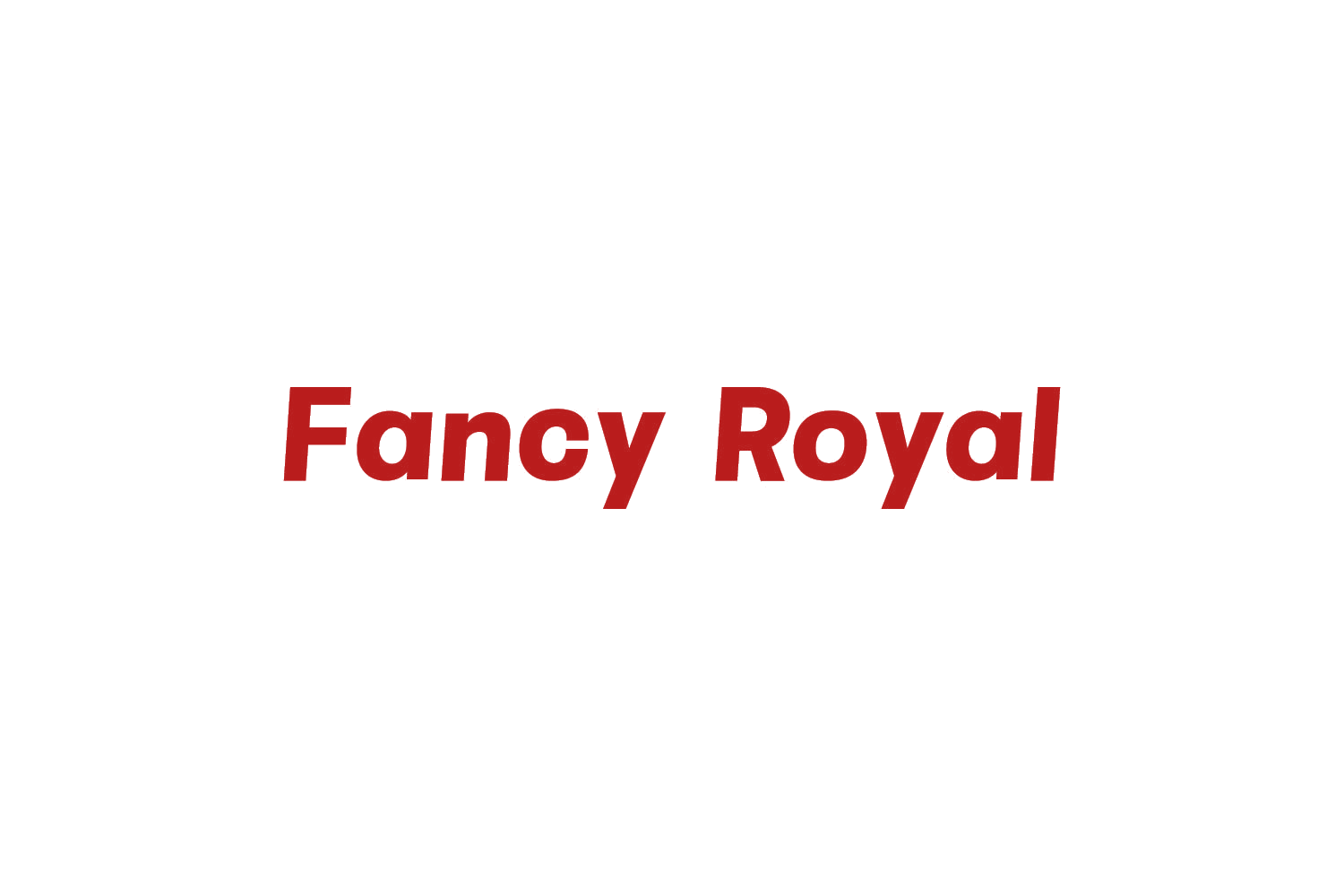 FANCY ROYAL 第25类服装鞋帽 注册号82019556商标图样