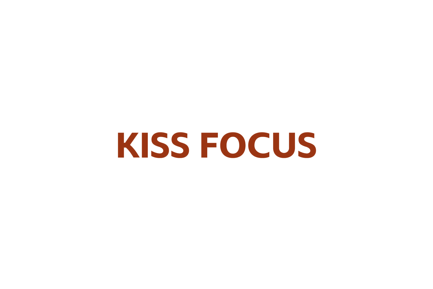 KISS FOCUS 第5类医药 注册号83515726商标图样