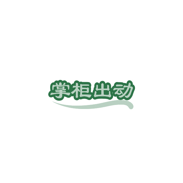 掌柜出动 第35类广告销售 注册号84578903商标图样