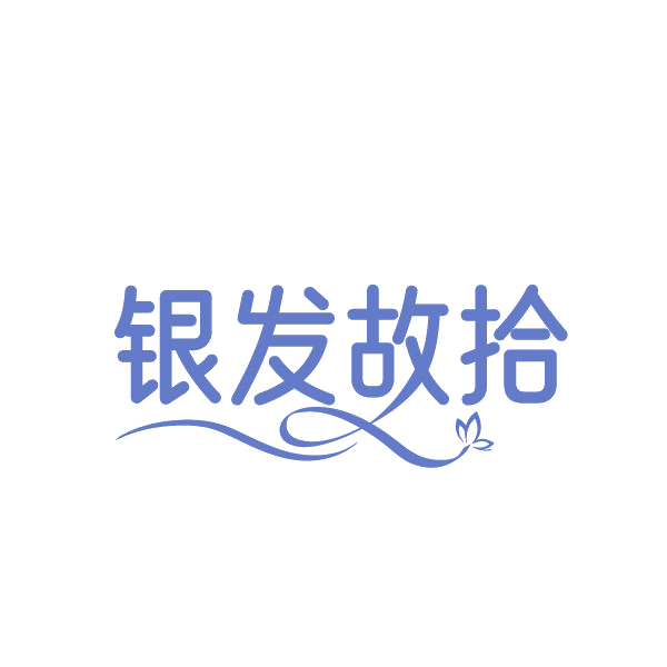 银发故拾 第25类服装鞋帽 注册号84948493商标图样