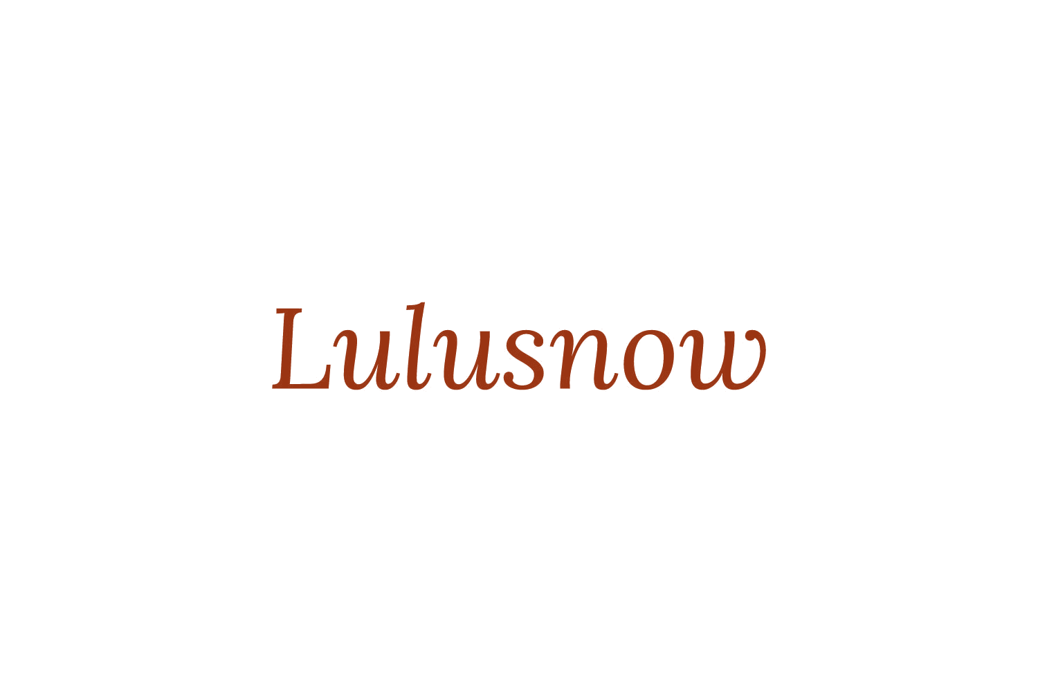 LULUSNOW 第3类日化用品 注册号86727120商标图样
