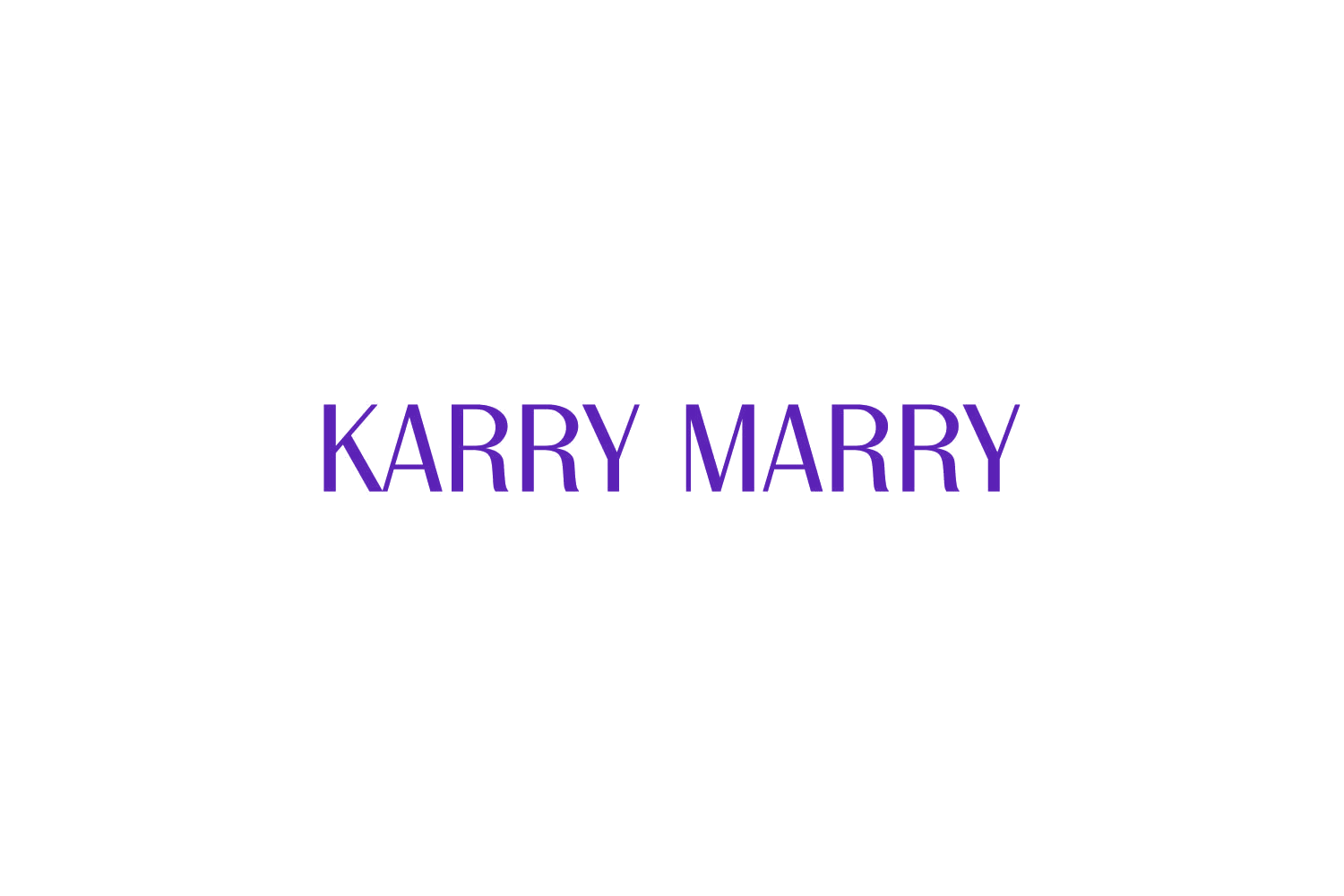 KARRY MARRY 第25类服装鞋帽 注册号86930540商标图样