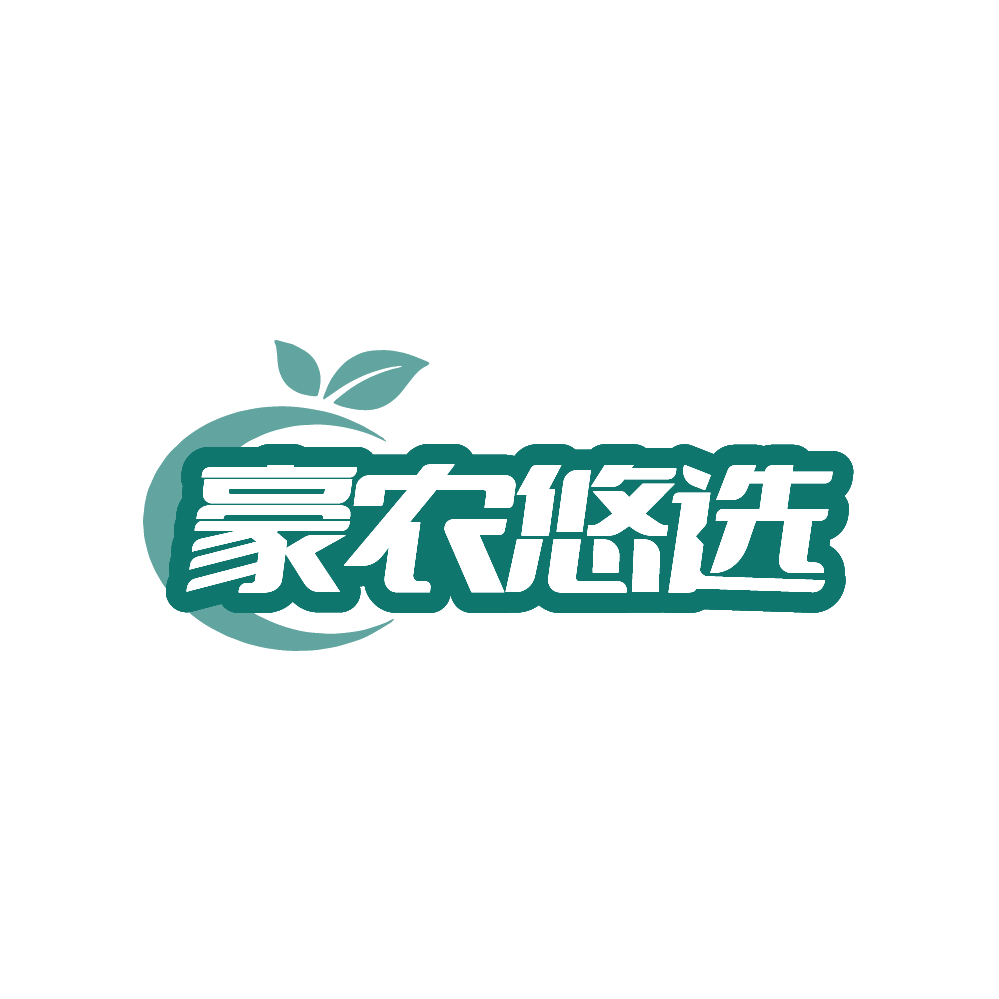 豪农悠选 第30类小食配料 注册号88151160商标图样