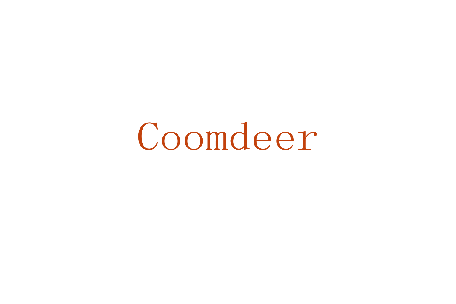 COOMDEER 第5类医药 注册号88391237商标图样