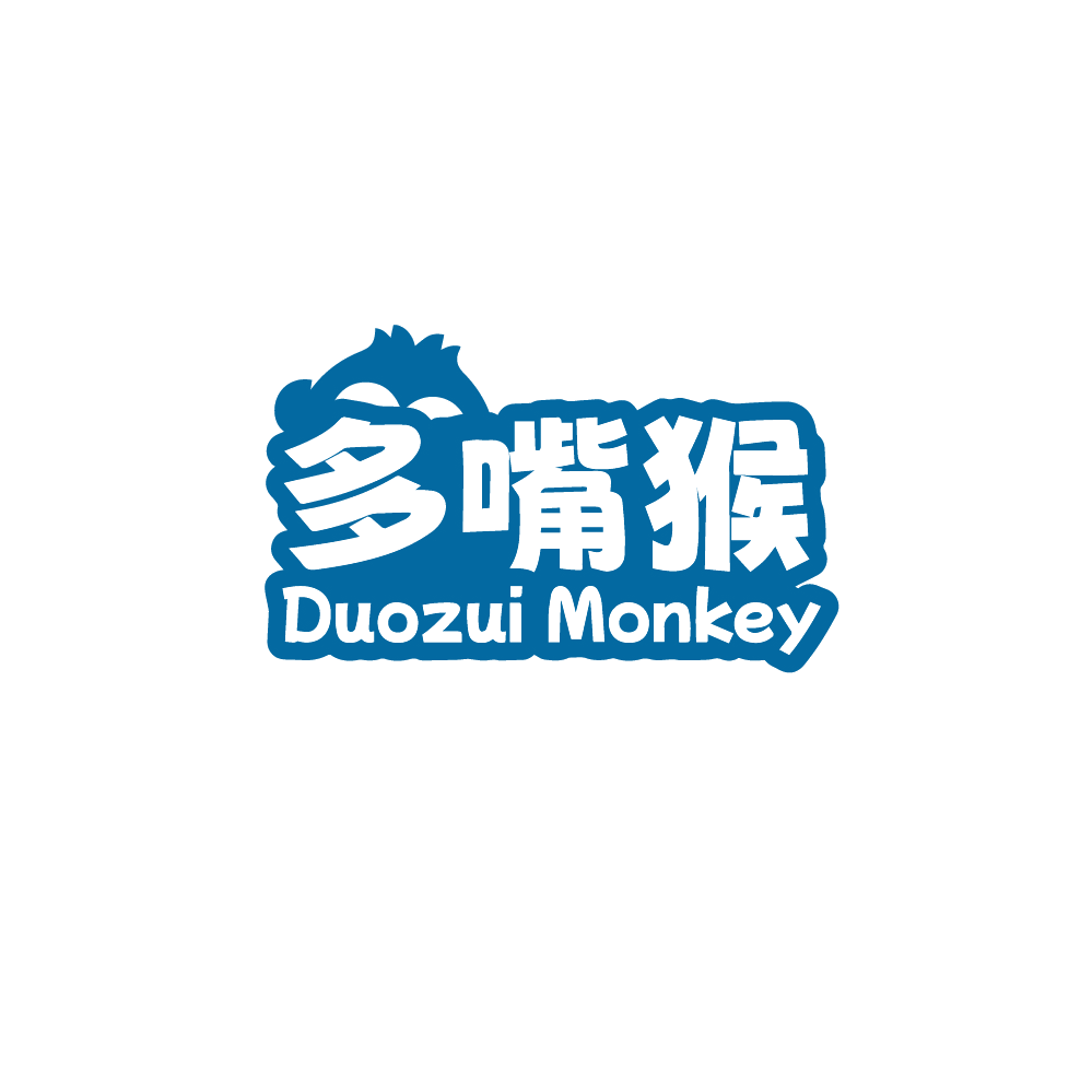 多嘴猴 DUOZUI MONKEY 第25类服装鞋帽 注册号89285536商标图样